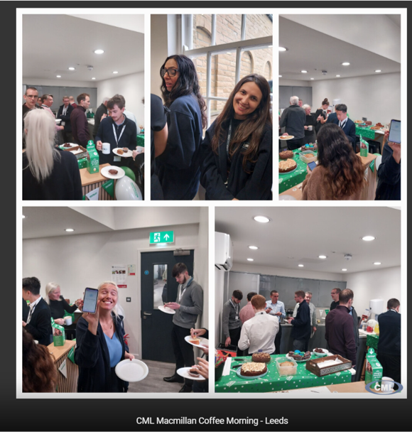 CML take part in Macmillan Coffee Morning CML Civil Engineering